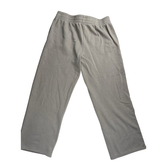 Under Armour Fleece Sweatpants Drawstring Elastic Waist Large Tan Athleisure - Picture 9 of 9